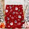 Luxury Plush Christmas Blanket Snowman Santa Claus Buffalo Plaid Christmas Throw Blanket for Couch Lightweight Soft and Warm Throws Blankets for Sofa Bed Living Room in Fall Winter 50"x40"